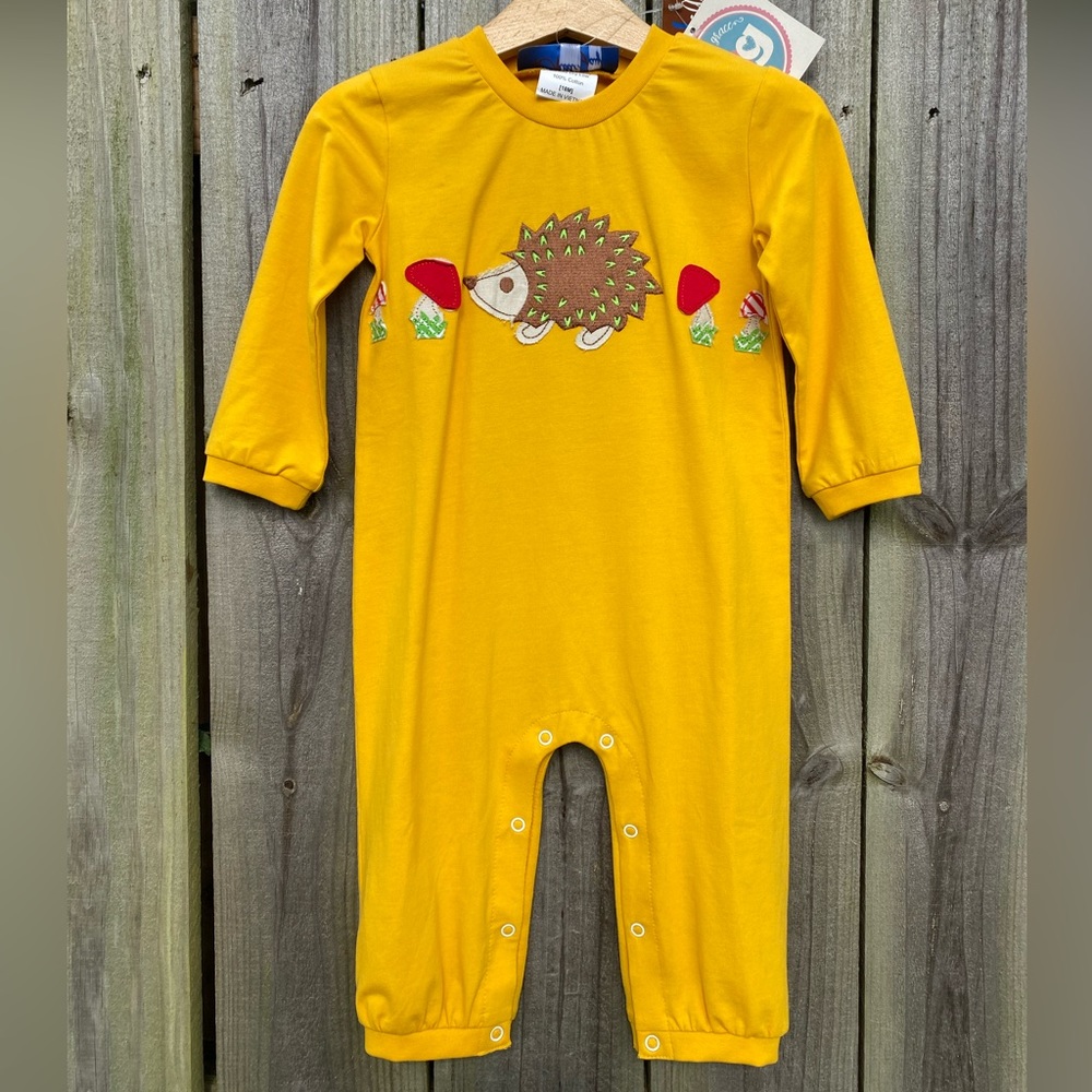 *NWT* Millie Jay, Hedgehog and mushroom appliqué - Picture 2 of 12